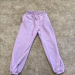 Lavender sweatpants